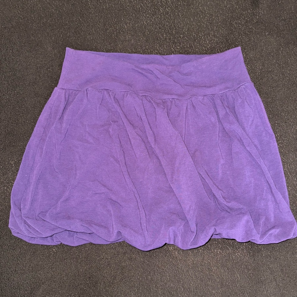 Purple Women's Bubble Skirt